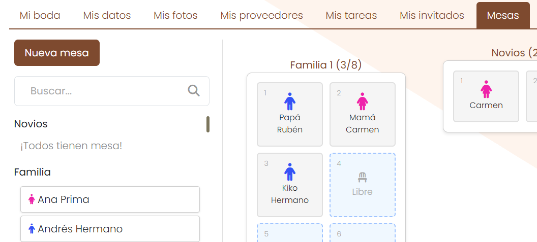 mesas